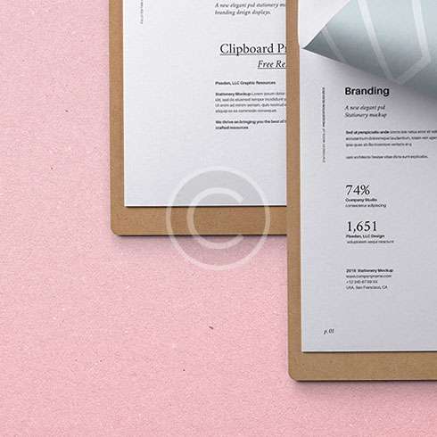 Wooden office clipboard - Image 4